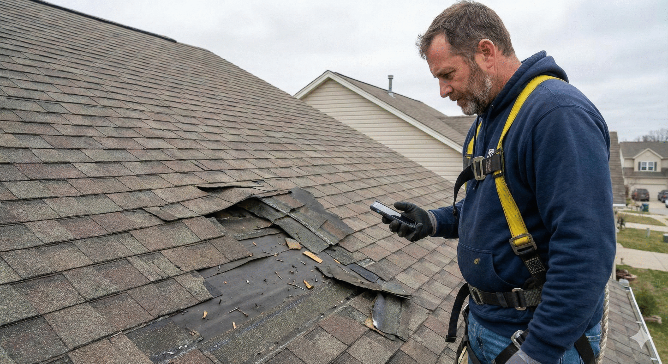 Poorly-installed-roof-as-seen-by-a-Texas-TDI-Trained-Roof-Inspector