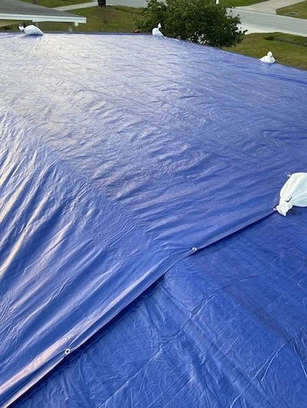 Complete roof Tarp Conroe